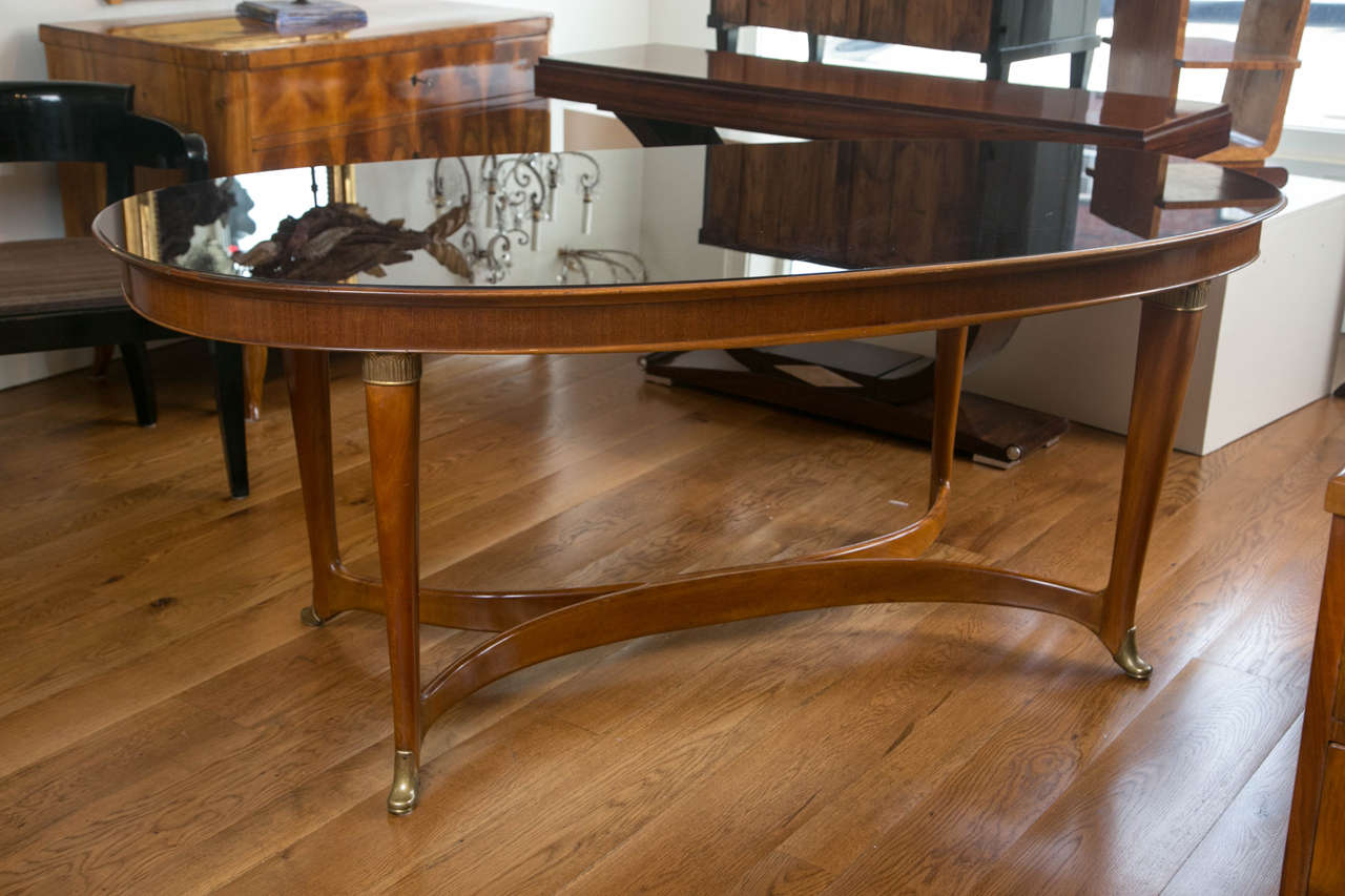 Sleek Italian Oval  Dining Table