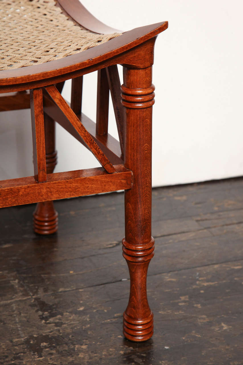 Pair of Thebes Stools in the Liberty Taste, circa 1910 In Excellent Condition In New York, NY