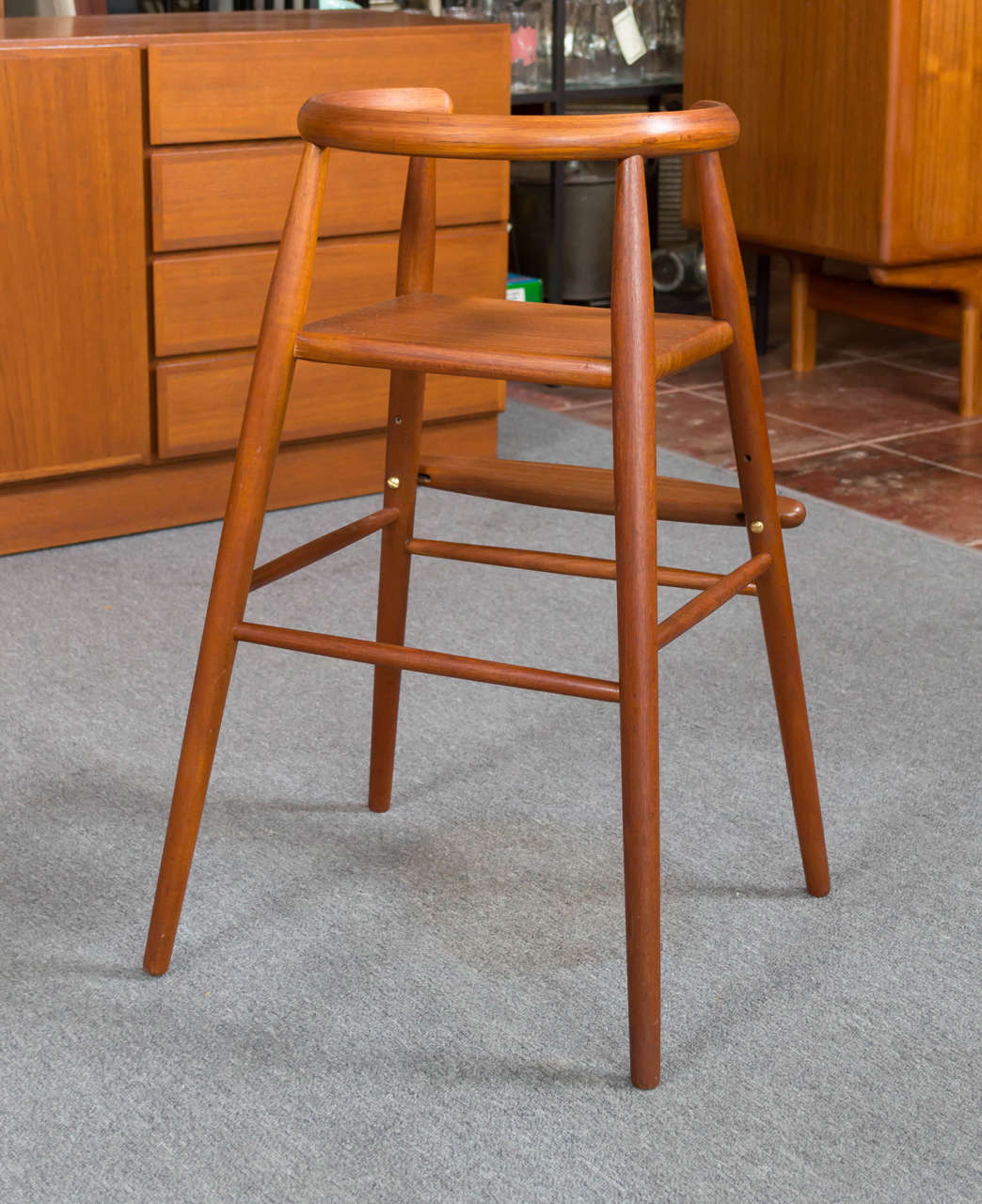 Scandinavian Modern Danish Modern Child's High Chair by Nanna & Jorgen Ditzel