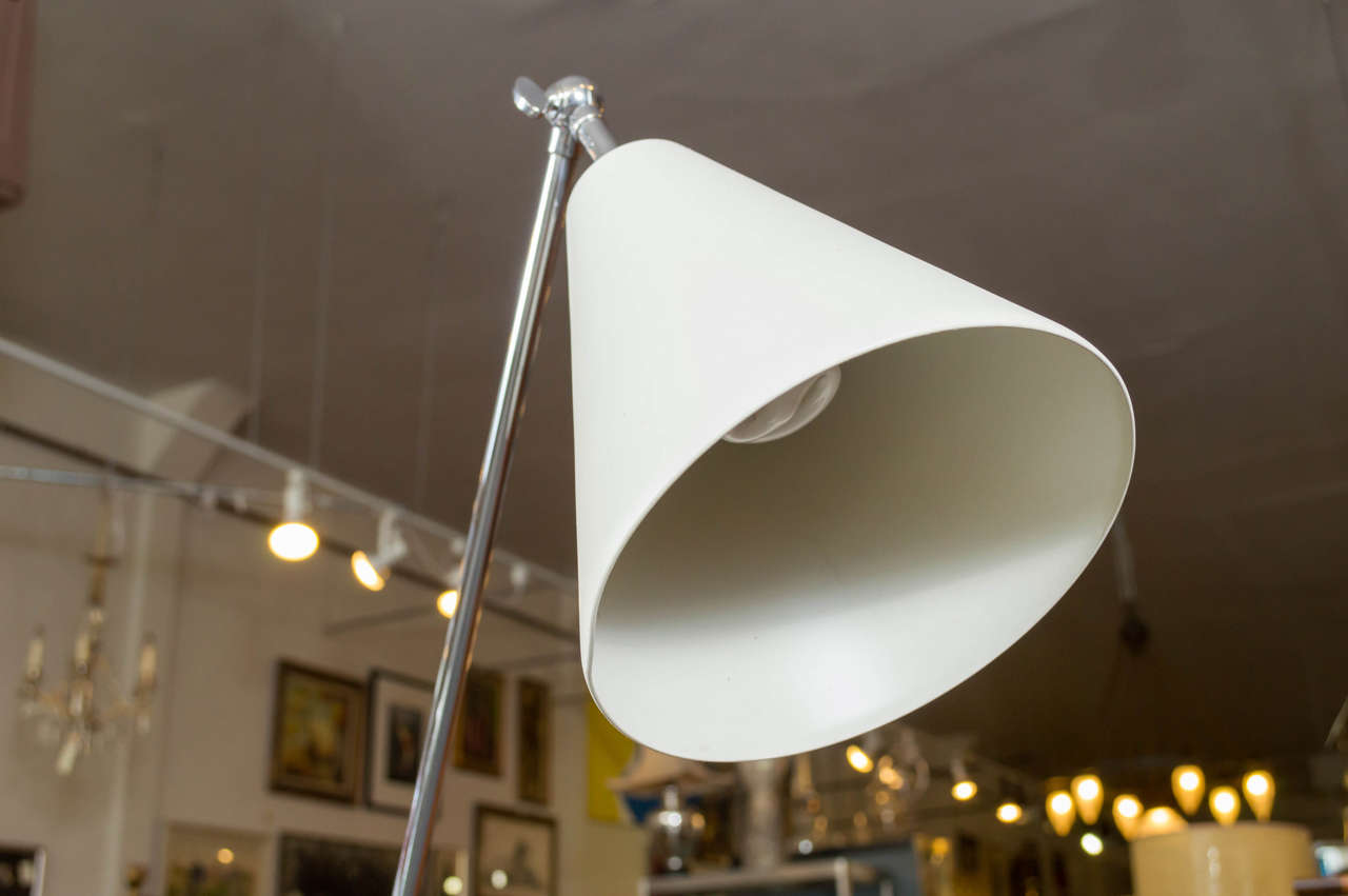 Marble Angelo Lelli for Arredoluce Triennale Floor Lamp