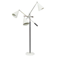 Vintage Angelo Lelli for Arredoluce Triennale Floor Lamp