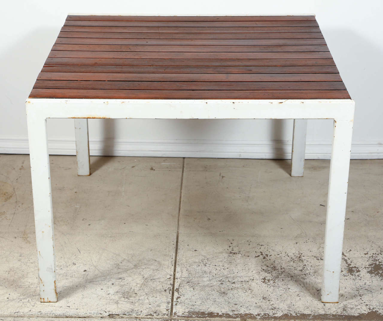 Modern Van Keppel & Green Stained Redwood Table