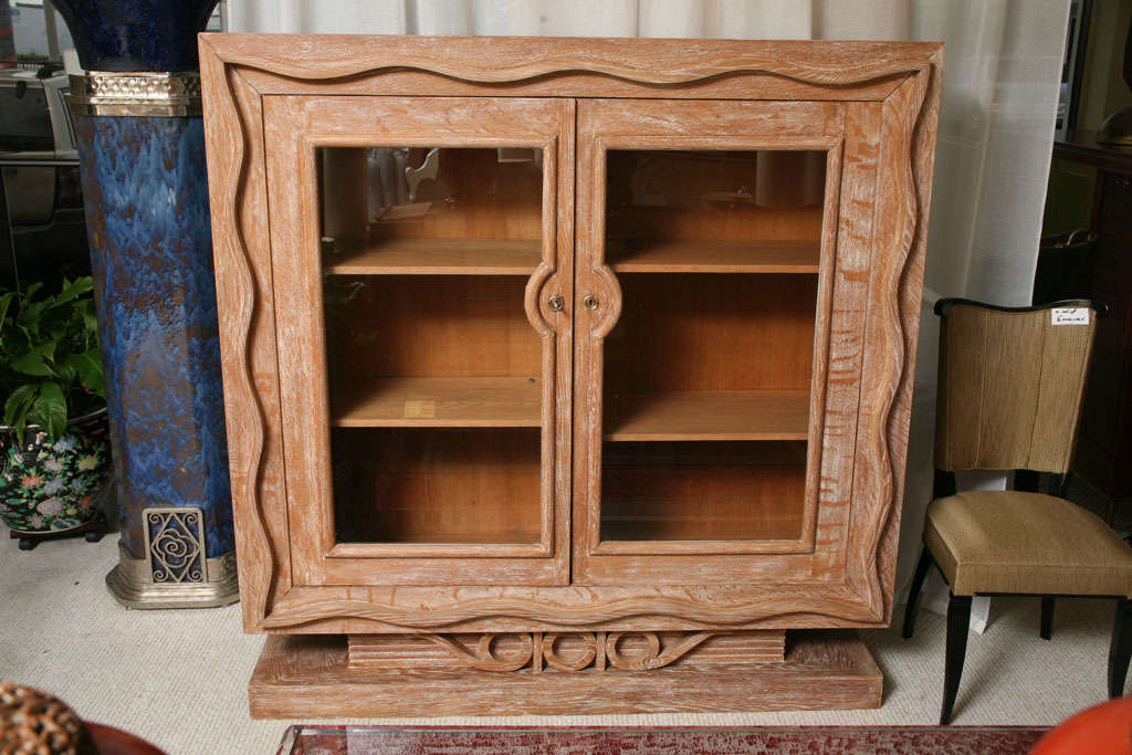 French Jean Royere style vitrine/ book case