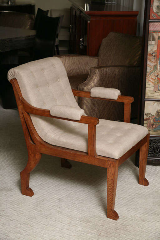 French Marc Duplantier Pair Of Armchairs