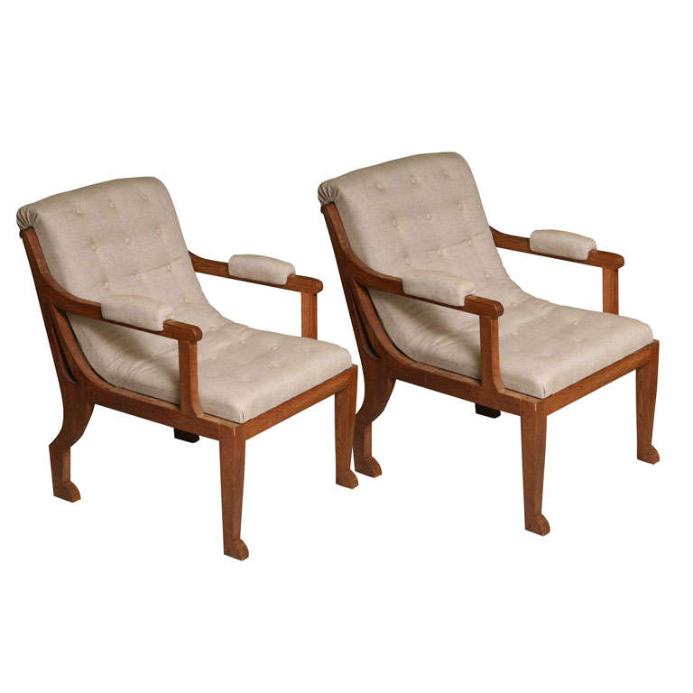 Marc Duplantier Pair Of Armchairs