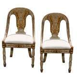 Pair of Classical Italian Side Chairs