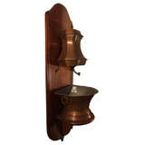 French copper lavabo.
