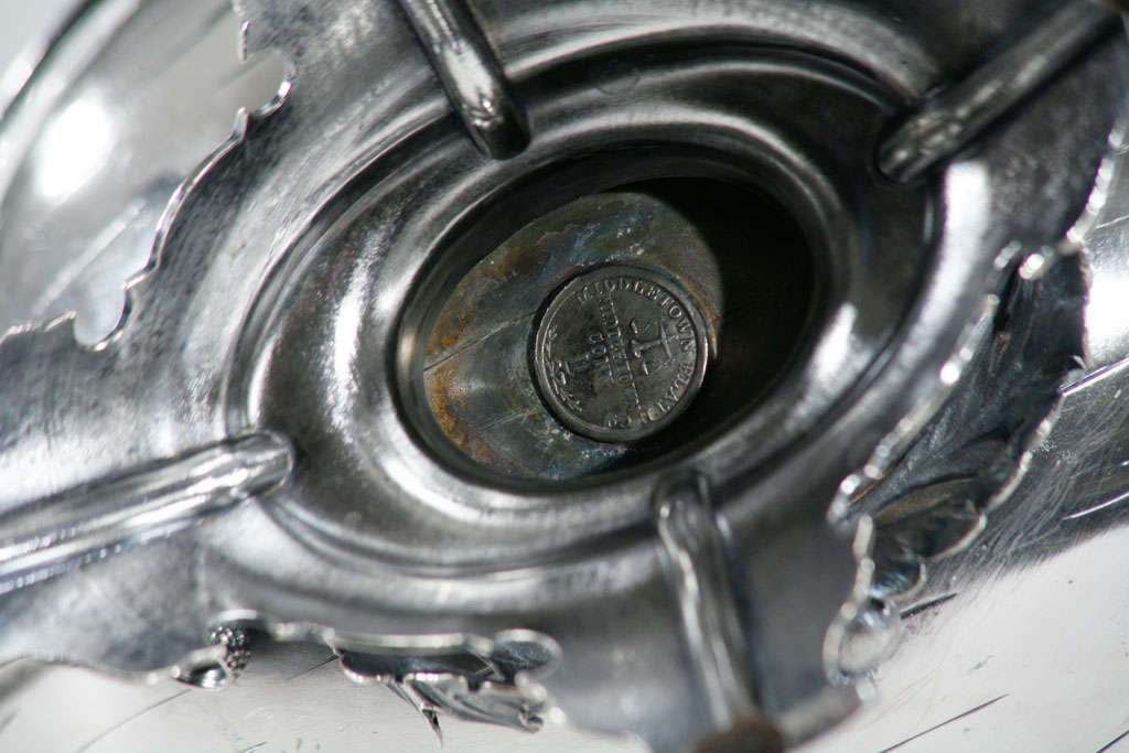 Aesthetic Movement Figural Silverplate Nut Bowl 4