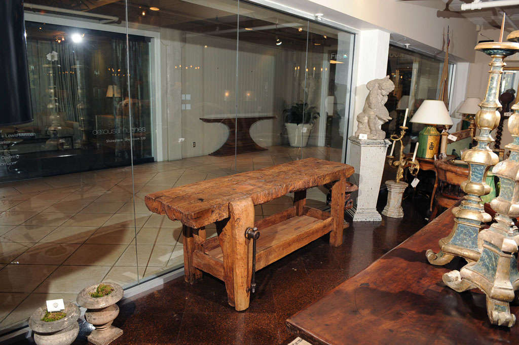 French Chunky Ash Woodworker's Bench