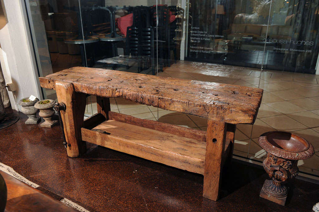 Chunky Ash Woodworker's Bench 3
