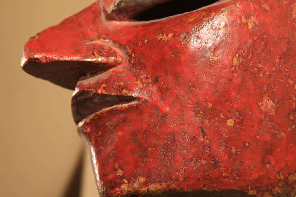 Javanese Carved & Painted Wood Dance Mask 3