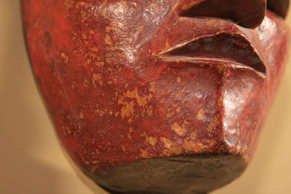 Javanese Carved & Painted Wood Dance Mask 4