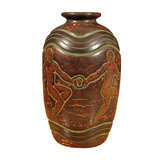 Legrand Art-Deco Stoneware Vase