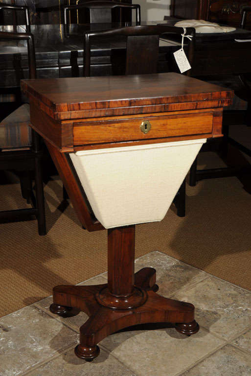 Late Regency Rosewood Games / Work Table