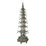 Antique Seven Tiered Pagoda of Bronze