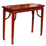 Antique Red Altar Table