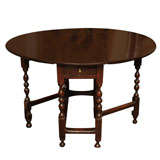 Queen Anne Oak Gateleg Table