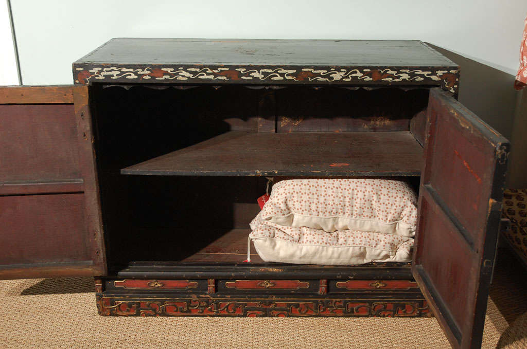 Pair of painted Korean Tansus 1