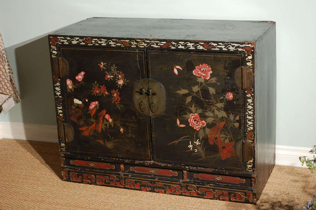 Pair of painted Korean Tansus 2