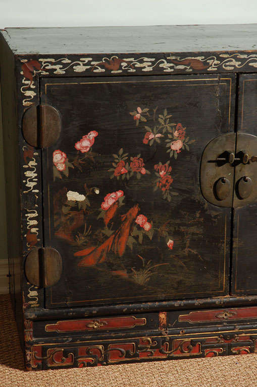 Pair of painted Korean Tansus 3
