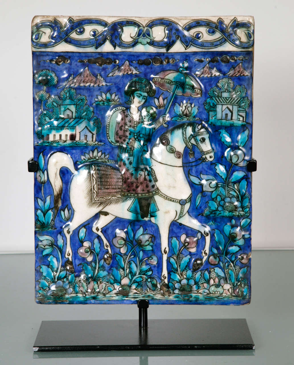 Persian Qajar tile, 19th century