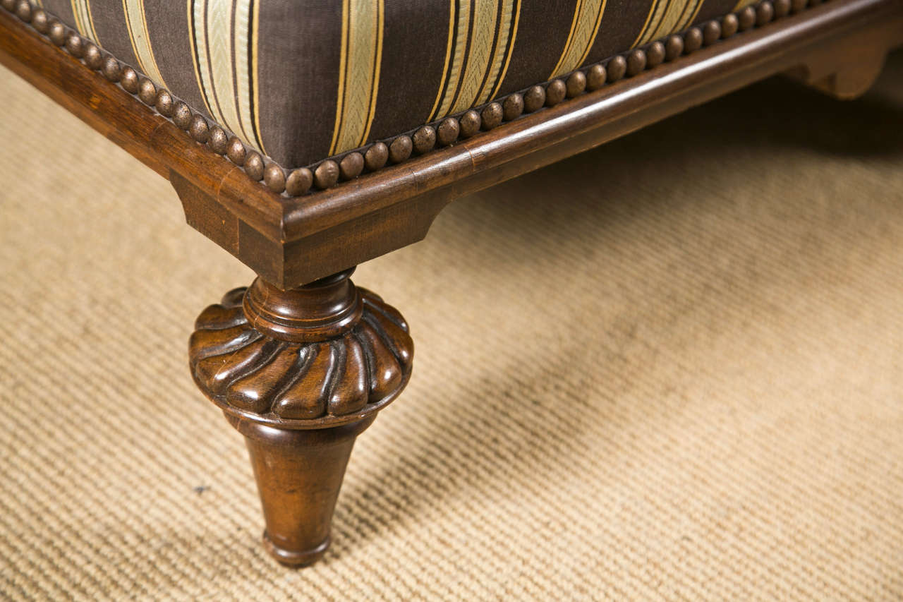 British George Smith Tufted Back Sofa