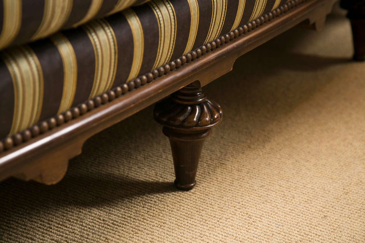 George Smith Tufted Back Sofa In Good Condition In Stamford, CT