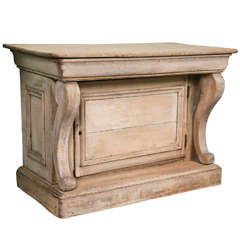 19th Century French Louis Phillip Bleached Oak Server