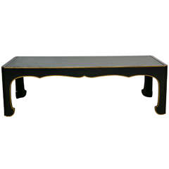 Antique 1920
s Lacquered Chinese Coffee Table