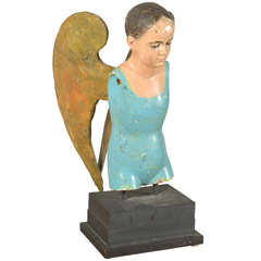 Spanish Colonial Folk Art Angel from Mexico