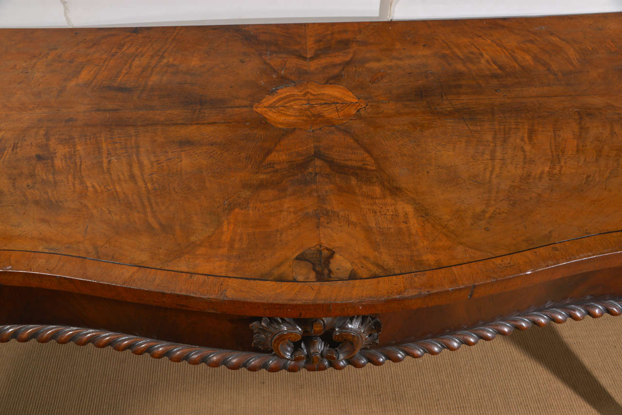 18th Century and Earlier A George II Carved Wood Console Table