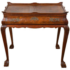 Tea Table with Shaped Apron and Ball and Claw Feet