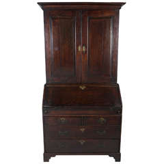 Antique Oak bureau bookcase