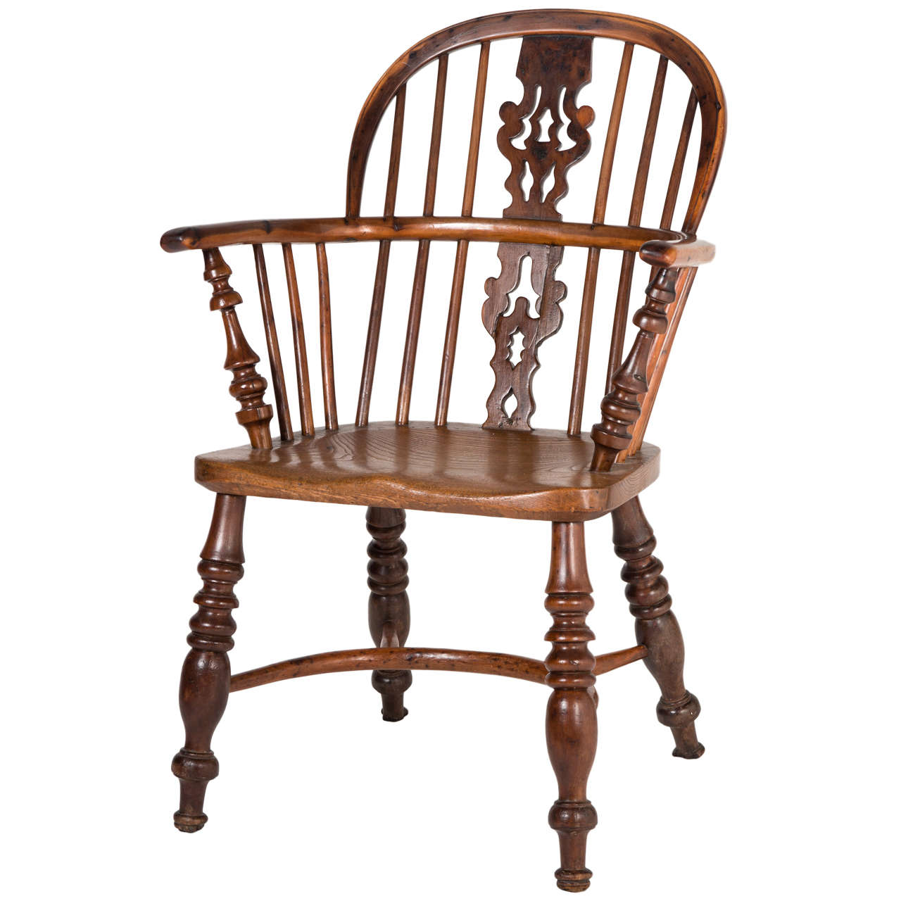 Yew Windsor chair For Sale