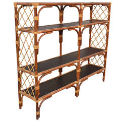 Rattan Shelves Circa 1970/1980