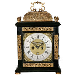 William and Mary Period Antique Bracket Clock by Benjamin Merriman, London