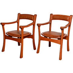 Pair of American Craftsman Chairs