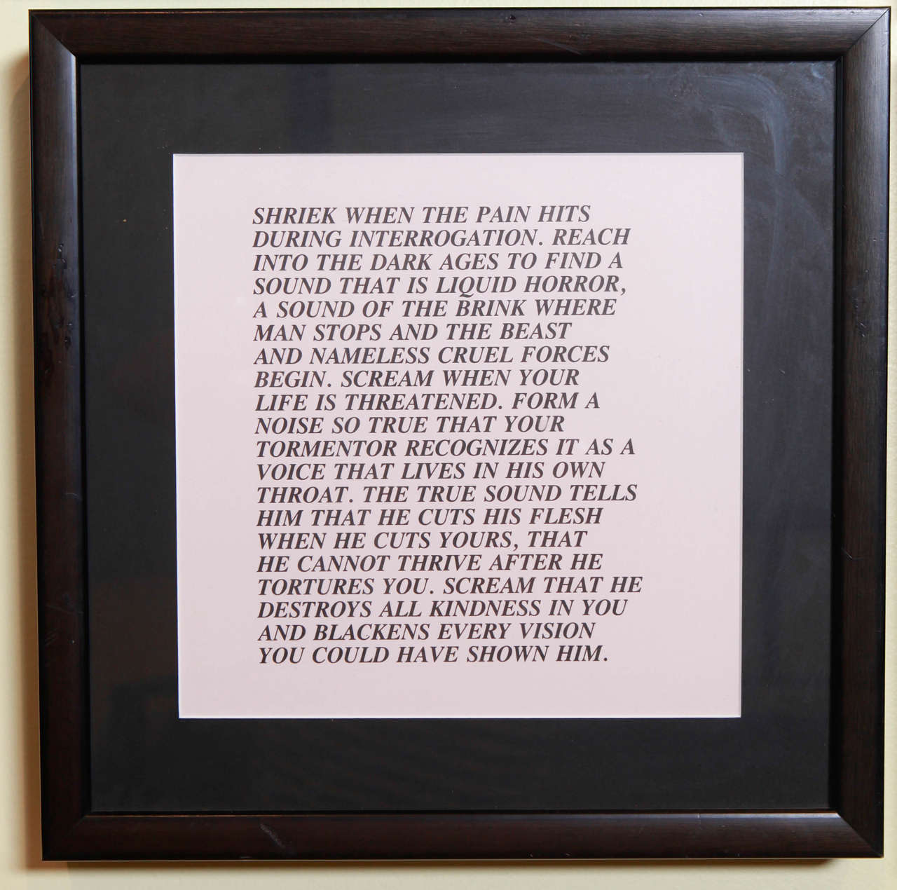 American Set of Ten Jenny Holzer, 