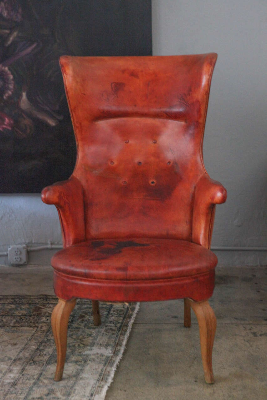 Frits Henningsen High Back Easy Chair