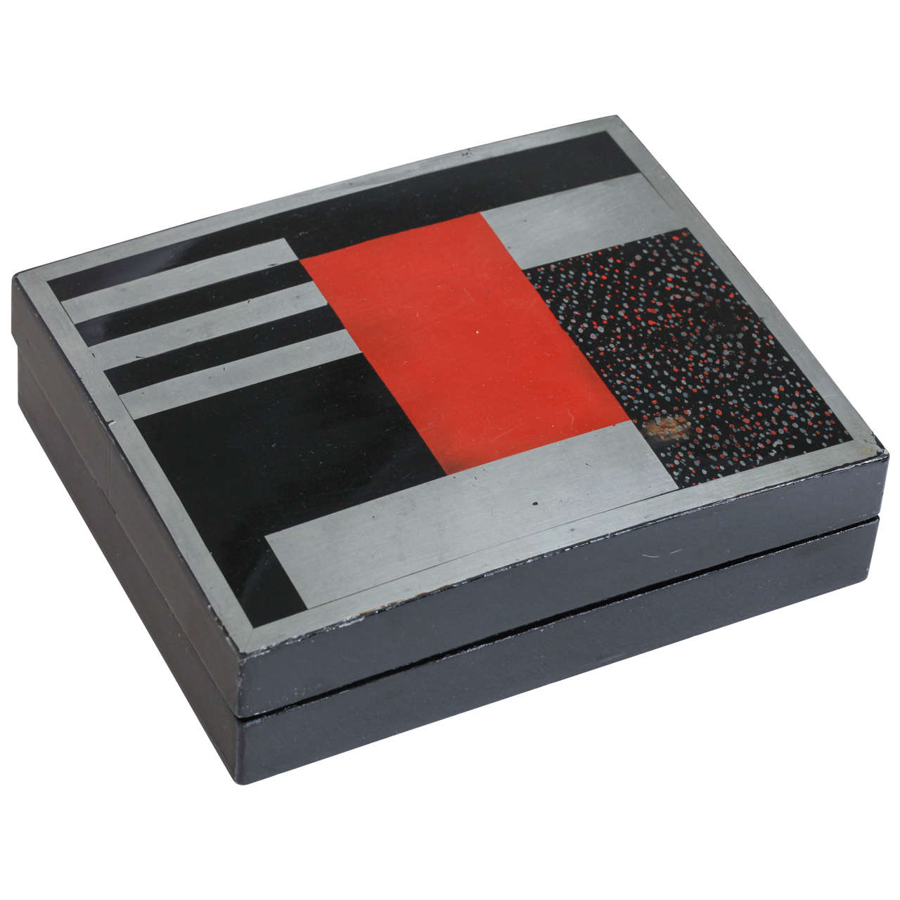 French Art Deco Lacquered Box For Sale