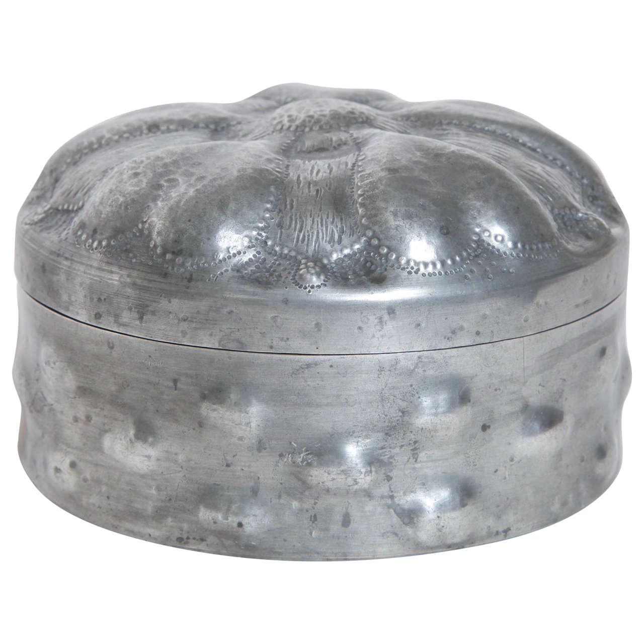 French Art Nouveau Pewter Box by Alice and Eugene Chanal