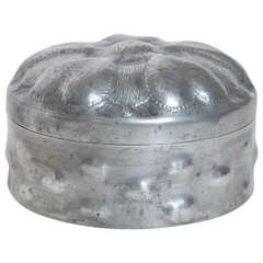 French Art Nouveau Pewter Box by Alice and Eugene Chanal