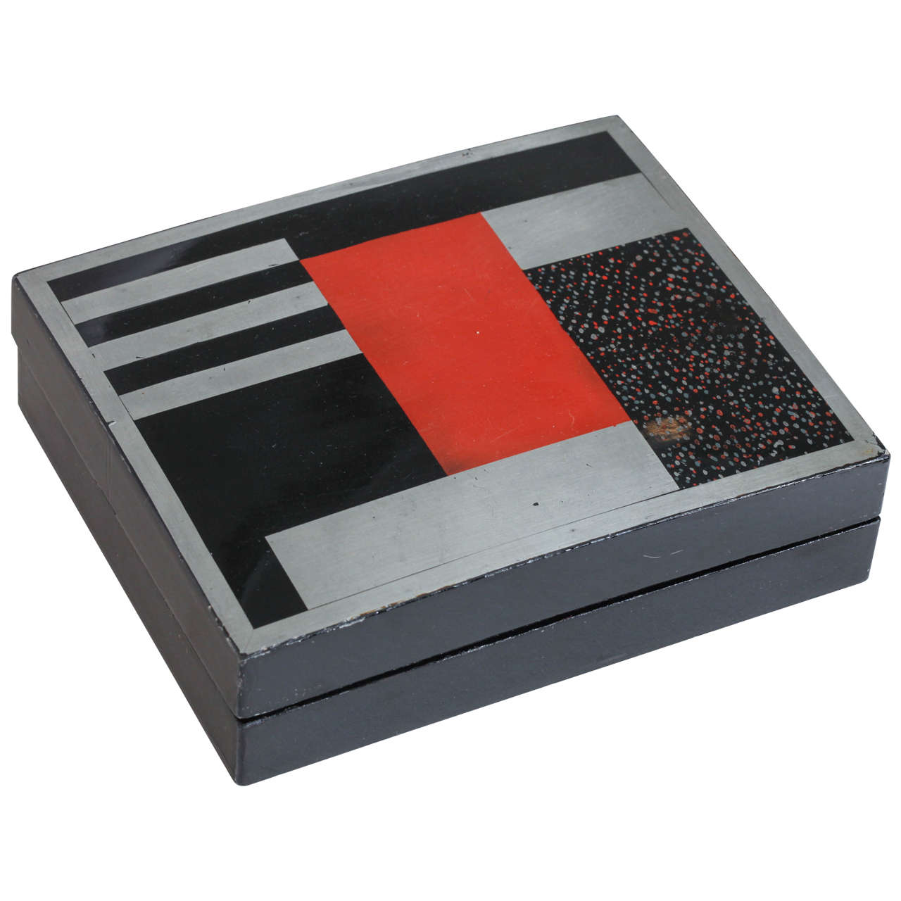 French Art Deco Lacquered Box For Sale at 1stDibs