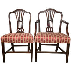 Set of Eight Dining Room Chairs