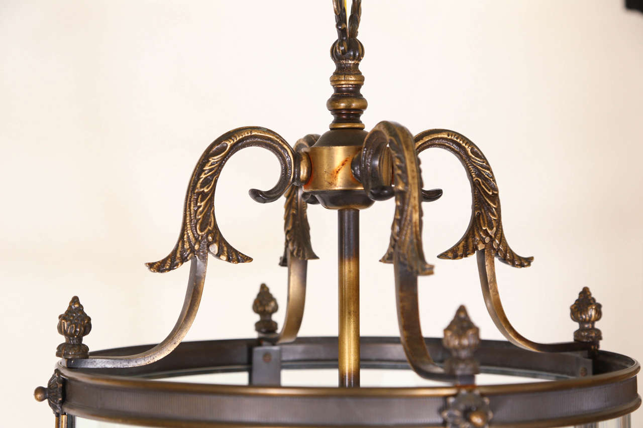 American Vintage Brass Hanging Lantern
