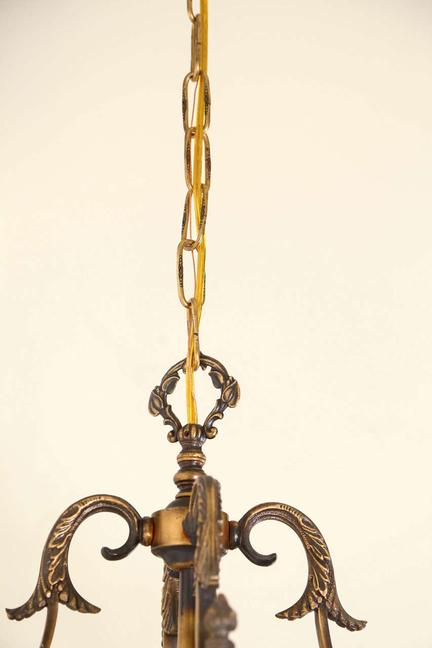 Vintage Brass Hanging Lantern 4