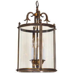 Vintage Brass Hanging Lantern