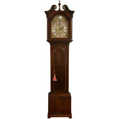 Mahogany Tall Case Clock 6