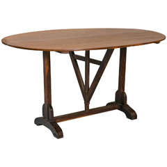 Oval Oak Vendange Table 1