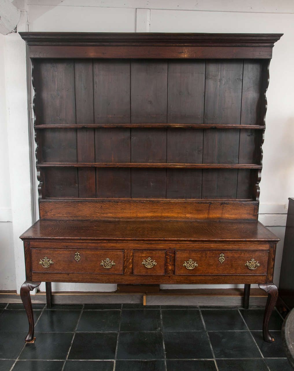 19th Century Welsh Dresser in Oak For Sale